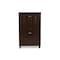 Baxton Studio Winda 4-Door Dark Brown Wooden Entryway Shoes Storage Cabinet 118-6515 - alternate 1